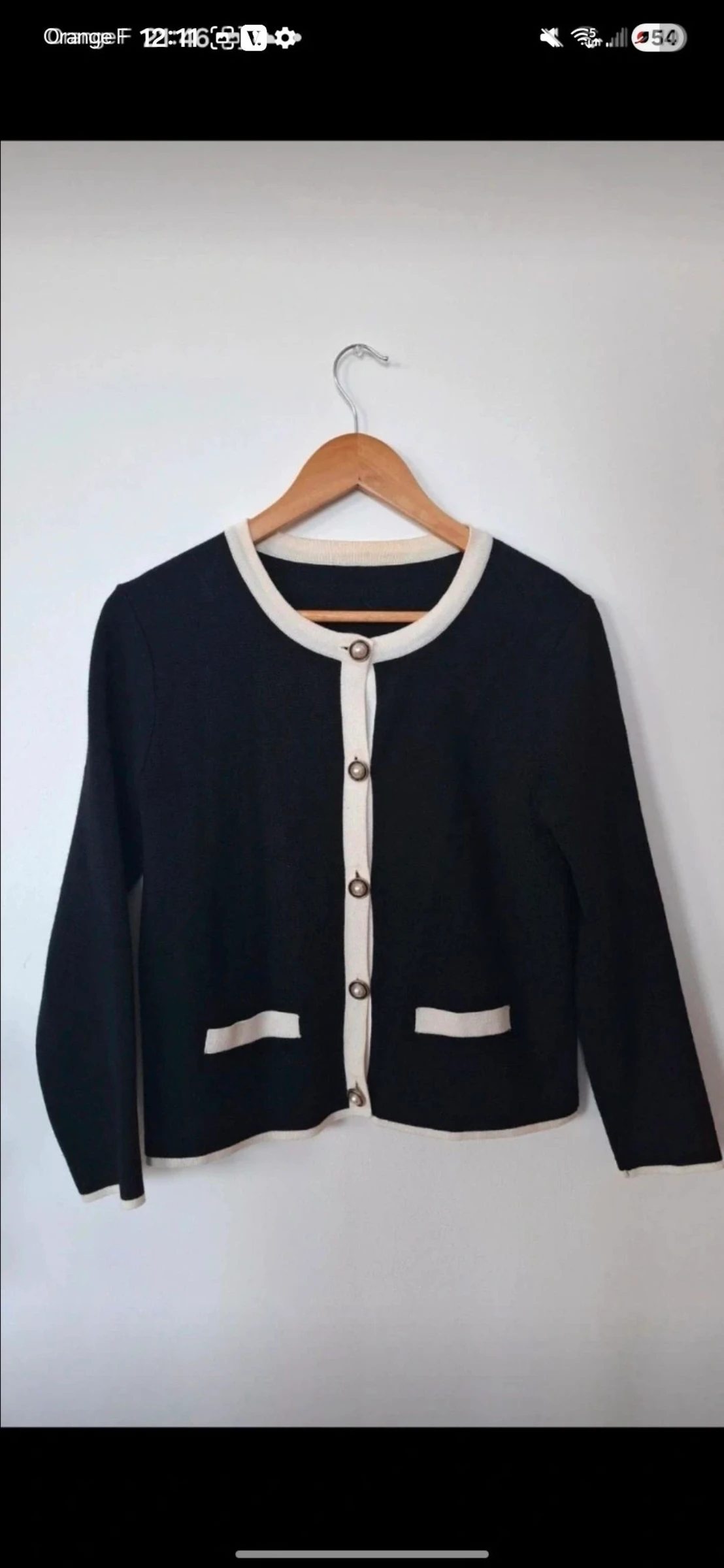 Magnífico cardigã LIU JO preto e branco com estilo chique e atemporal – photo 2